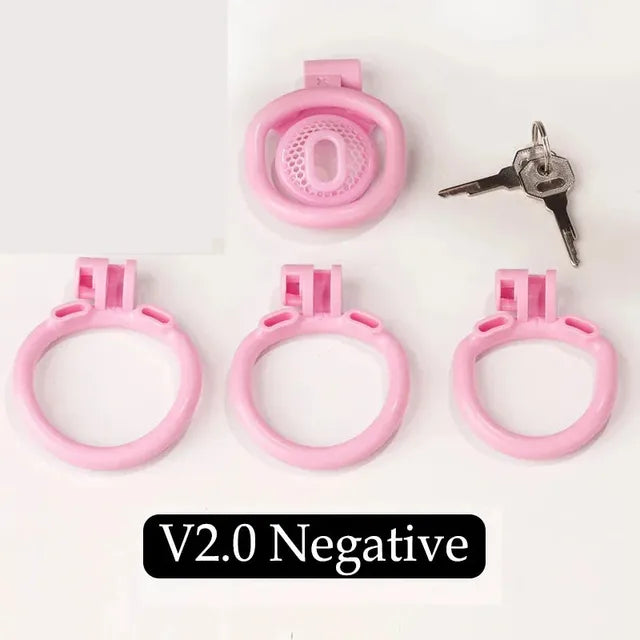 Sissy Inner Micro Chastity  Cage Devices with Urethral Plug