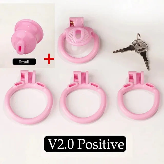 Sissy Inner Micro Chastity  Cage Devices with Urethral Plug